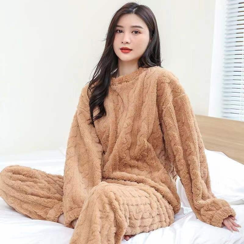 fleece pajamas set