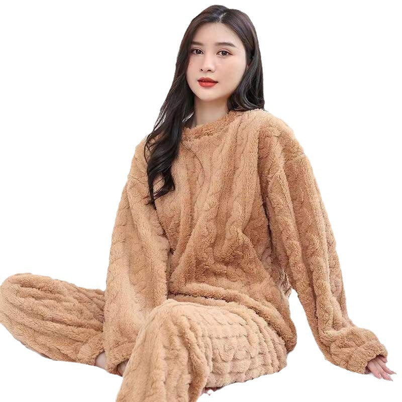 fleece pajamas set