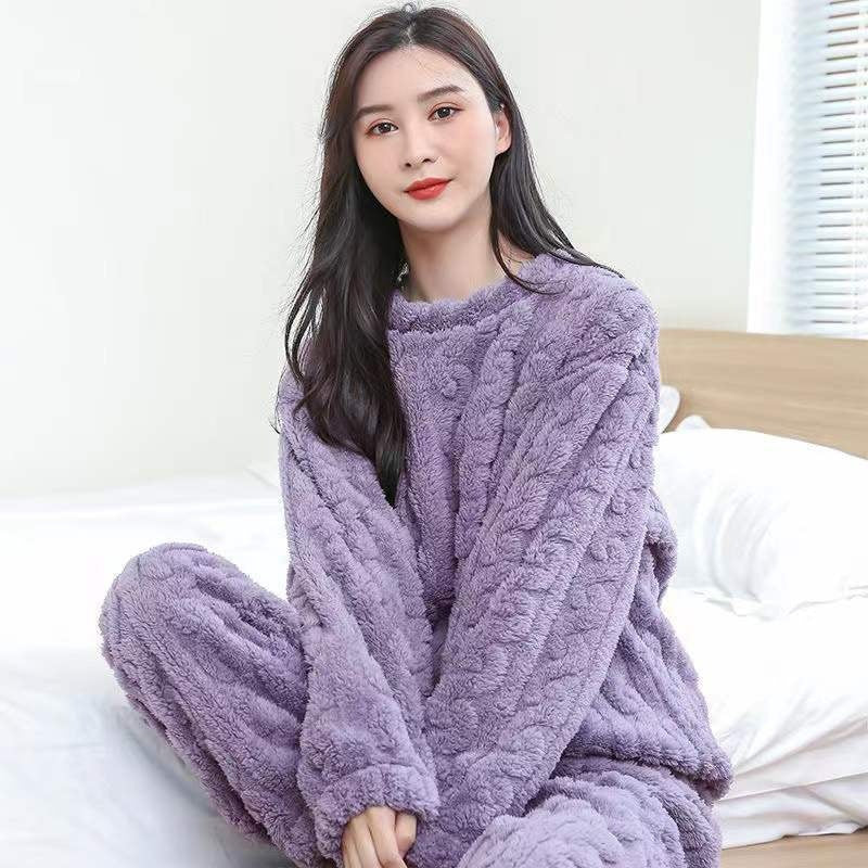 fleece pajamas set