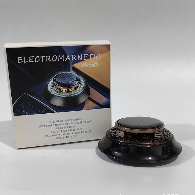 Solar-powered car aroma diffuser