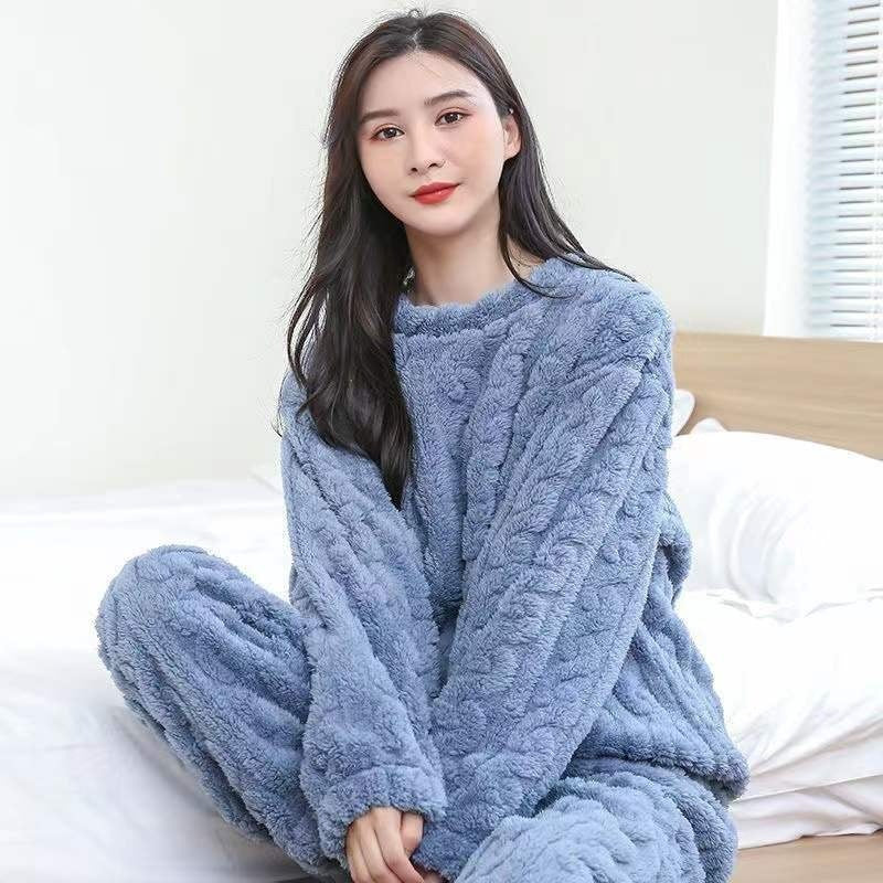 fleece pajamas set