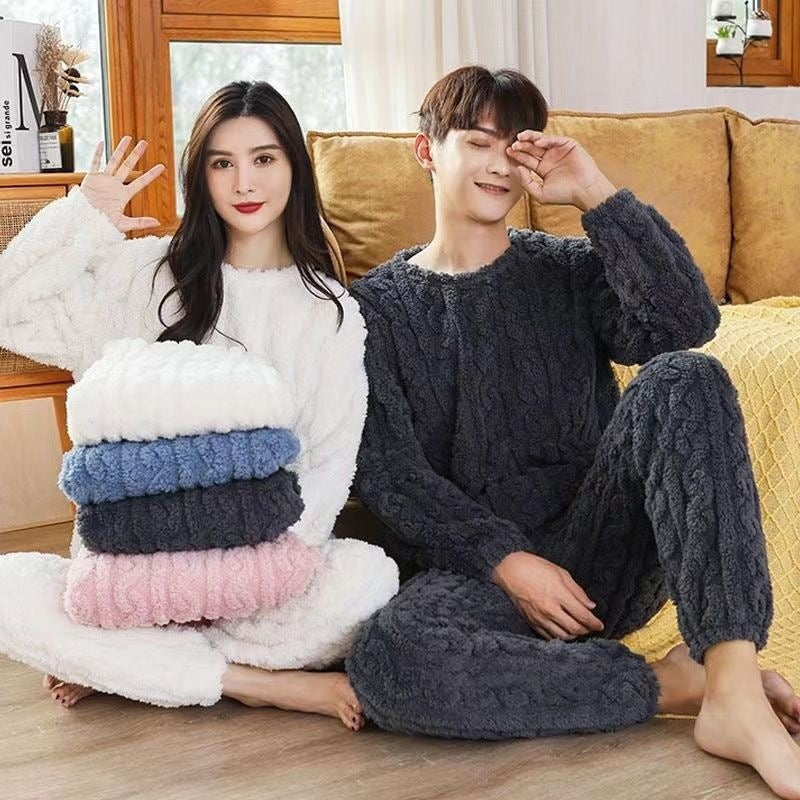fleece pajamas set