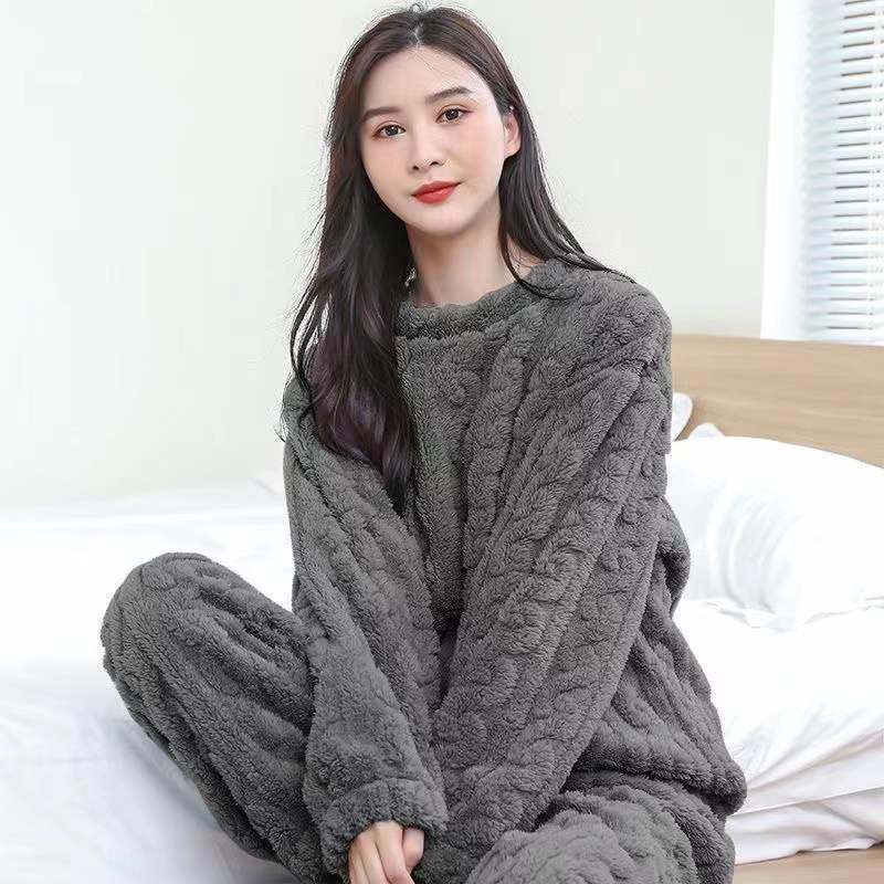 fleece pajamas set