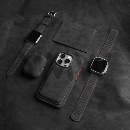 Magnetic ALCANTARA Case for Iphone 17 16 Pro Max 15 14 Luxury Suede Leather Supercar Phone Cases Camera Button Cover